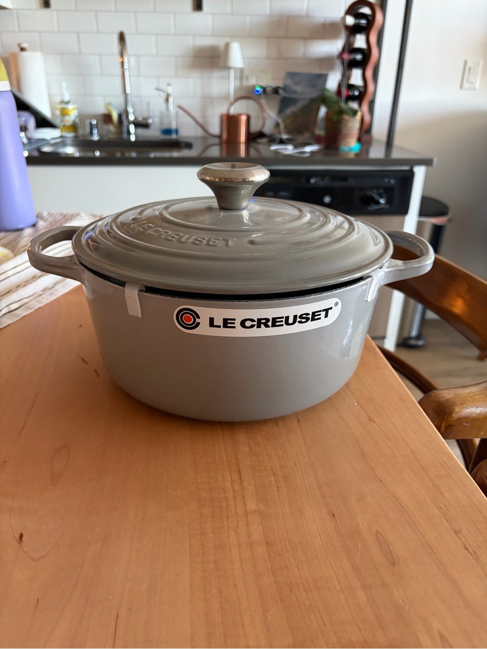 Le Creuset Chateau Round Enameled Cast Iron Dutch Oven with Lid